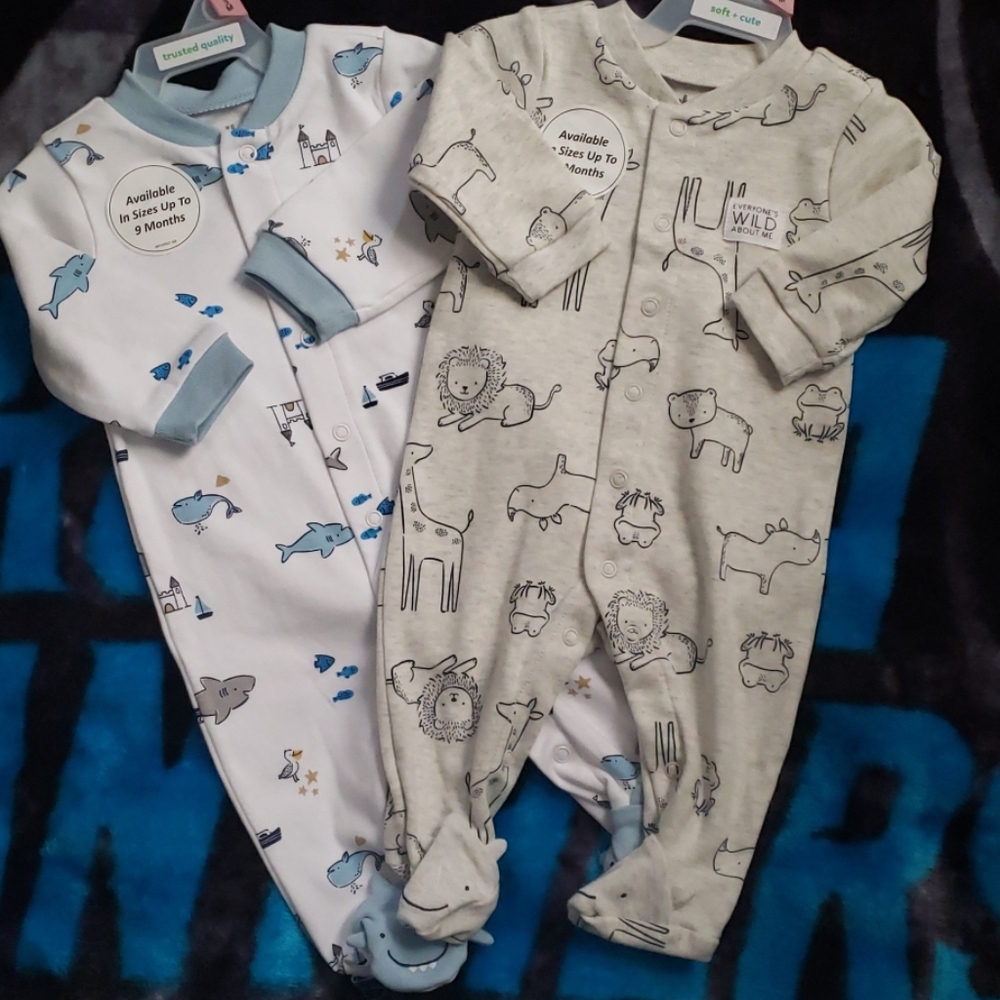 *New / Unworn* Baby Boy Footed Pajamas